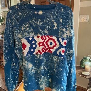 Hand dyed one of a kind sweatshirt
